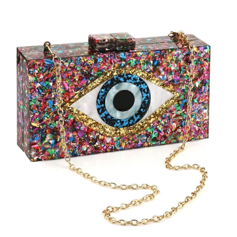 Eye Galaxy Acrylic Purse 